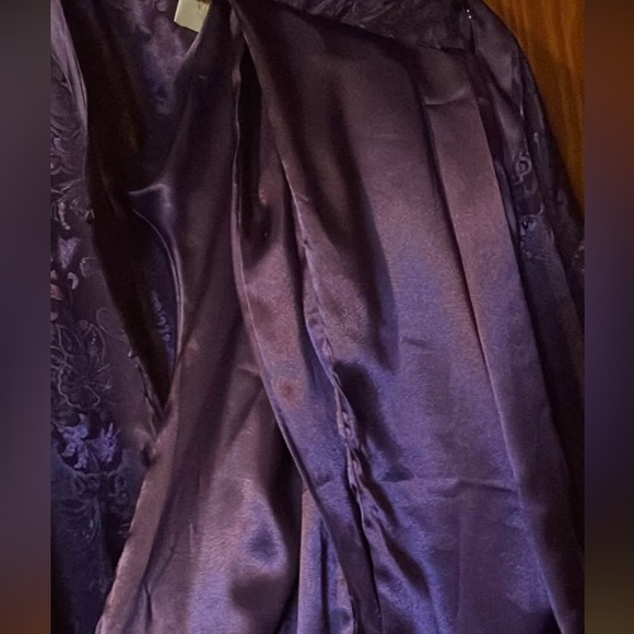 Victoria's Secret Purple Satin Pajama Set - Picture 1 of 2